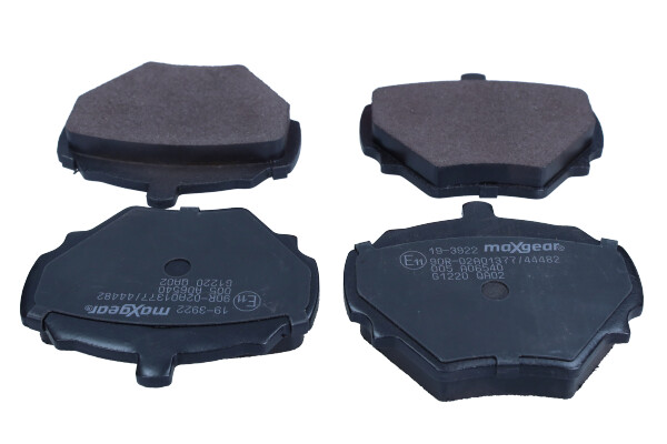 Brake Pad Set, disc brake - 19-3922 MAXGEAR