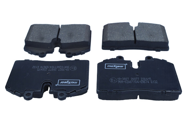 Brake Pad Set, disc brake - 19-3927 MAXGEAR