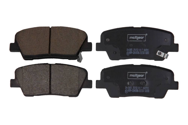 Комплект тормозных колодок, дисковый тормоз - 19-2925 MAXGEAR