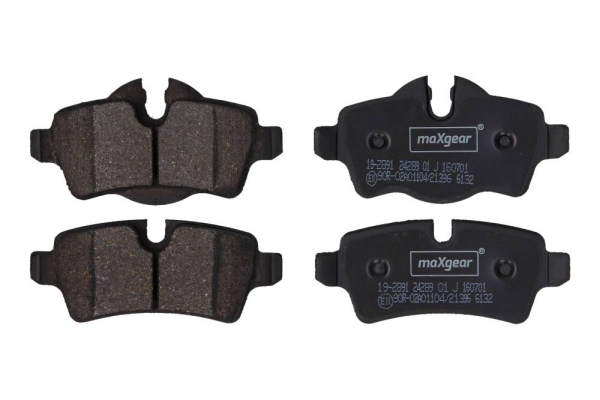 Brake Pad Set, disc brake - 19-2891 MAXGEAR