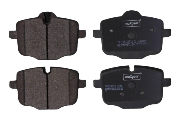 Brake Pad Set, disc brake - 19-2905 MAXGEAR