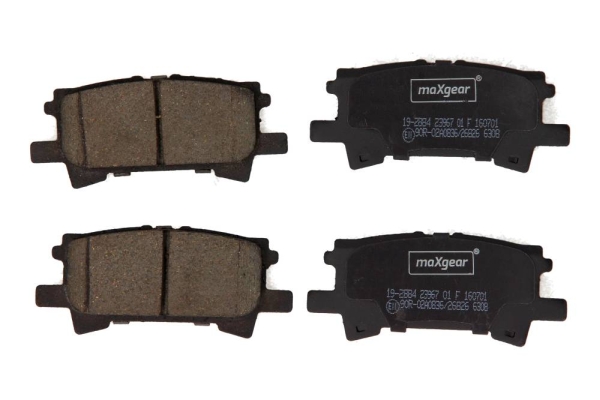 Brake Pad Set, disc brake - 19-2884 MAXGEAR