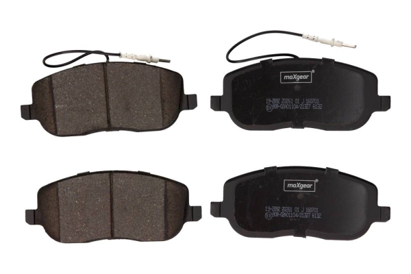 Brake Pad Set, disc brake - 19-2892 MAXGEAR