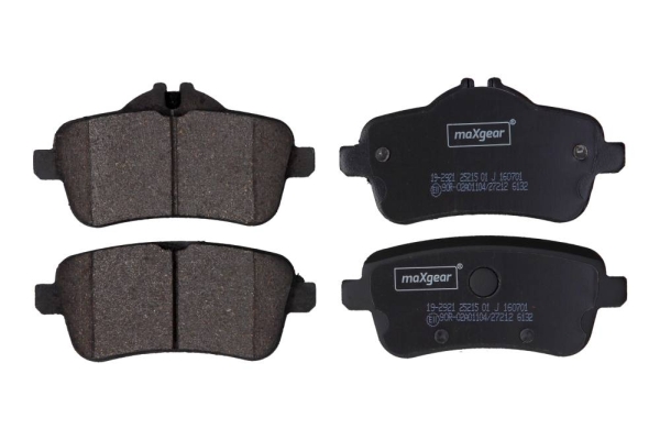 Brake Pad Set, disc brake - 19-2921 MAXGEAR