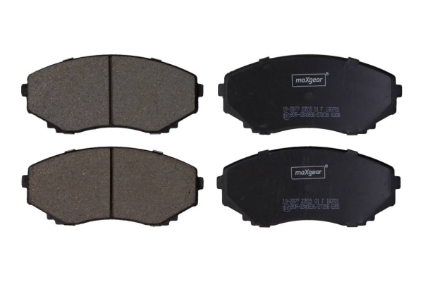 Brake Pad Set, disc brake - 19-2877 MAXGEAR