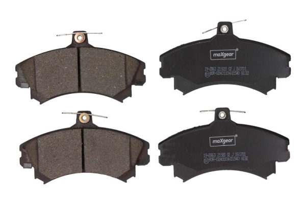 Комплект тормозных колодок, дисковый тормоз - 19-2863 MAXGEAR
