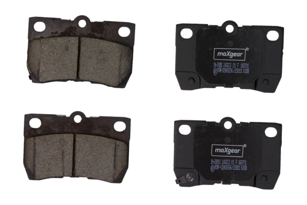 Brake Pad Set, disc brake - 19-2893 MAXGEAR