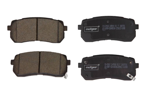 Brake Pad Set, disc brake - 19-2902 MAXGEAR