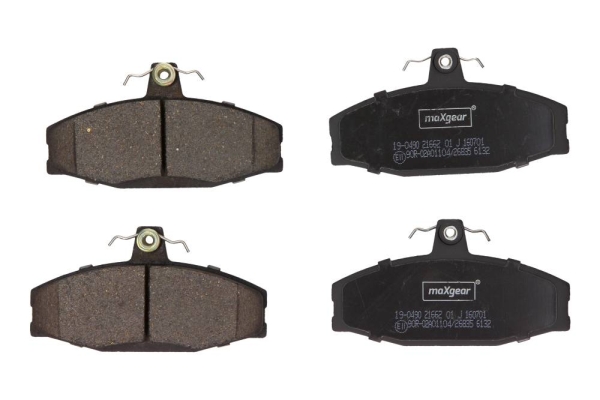 Brake Pad Set, disc brake - 19-0490 MAXGEAR