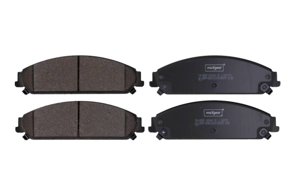 Brake Pad Set, disc brake - 19-2890 MAXGEAR