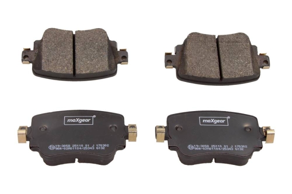 Kit pastiglie freno, Freno a disco - 19-3058 MAXGEAR