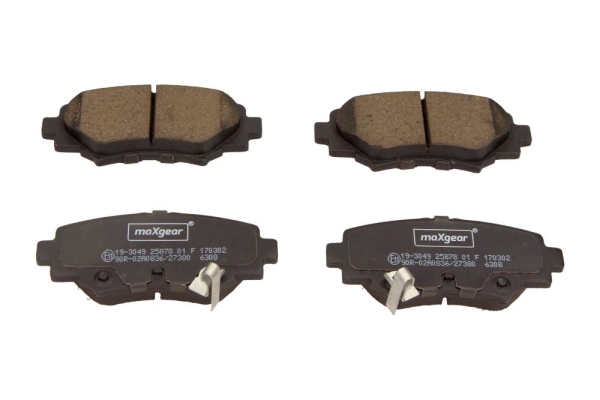 Brake Pad Set, disc brake - 19-3049 MAXGEAR