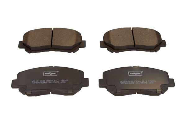 Kit pastiglie freno, Freno a disco - 19-3038 MAXGEAR
