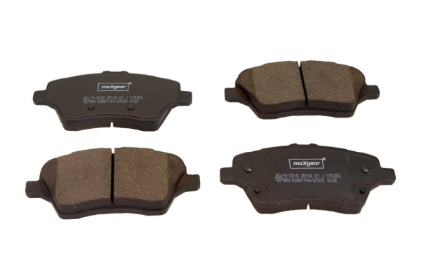 Brake Pad Set, disc brake - 19-3018 MAXGEAR
