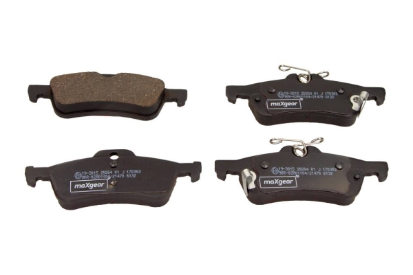 Brake Pad Set, disc brake - 19-3015 MAXGEAR