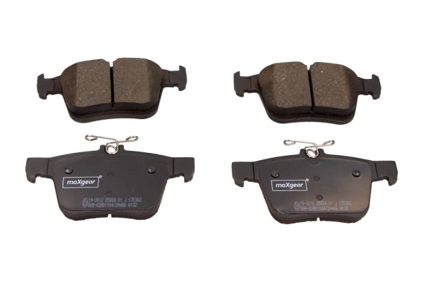 Комплект тормозных колодок, дисковый тормоз - 19-3012 MAXGEAR