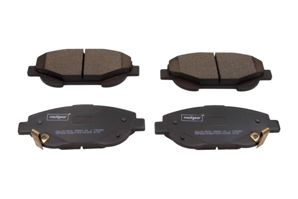 Brake Pad Set, disc brake - 19-3010 MAXGEAR