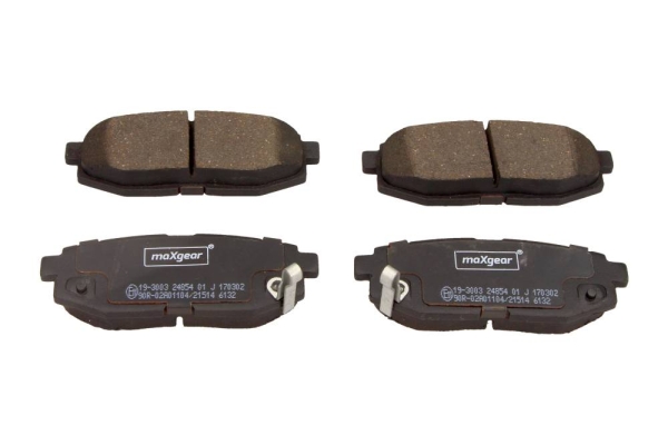 Brake Pad Set, disc brake - 19-3003 MAXGEAR