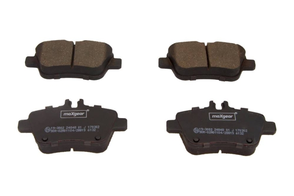 Комплект тормозных колодок, дисковый тормоз - 19-3002 MAXGEAR