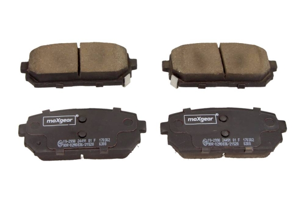 Brake Pad Set, disc brake - 19-2990 MAXGEAR