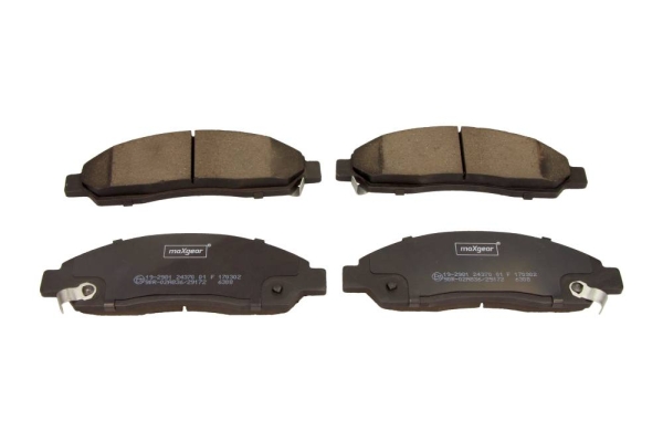 Brake Pad Set, disc brake - 19-2981 MAXGEAR