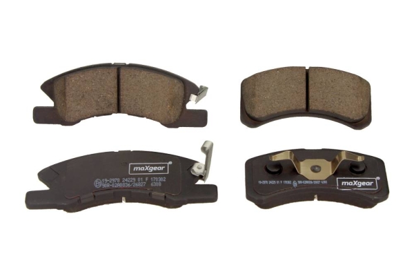 Brake Pad Set, disc brake - 19-2978 MAXGEAR
