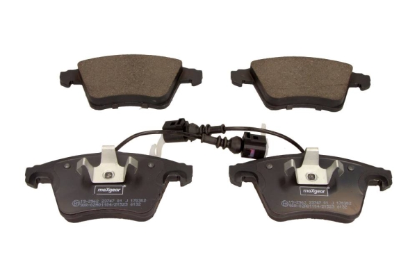 Kit pastiglie freno, Freno a disco - 19-2962 MAXGEAR
