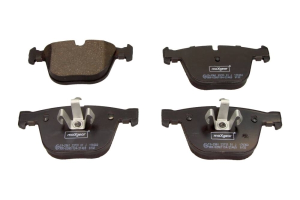 Kit pastiglie freno, Freno a disco - 19-2961 MAXGEAR