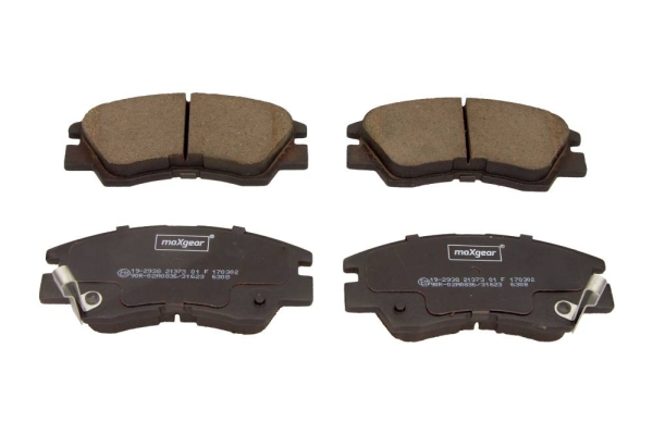 Brake Pad Set, disc brake - 19-2938 MAXGEAR