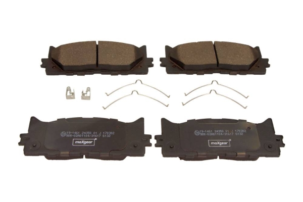 Комплект тормозных колодок, дисковый тормоз - 19-1461 MAXGEAR