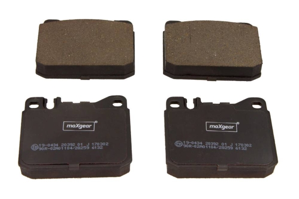Комплект тормозных колодок, дисковый тормоз - 19-0434 MAXGEAR