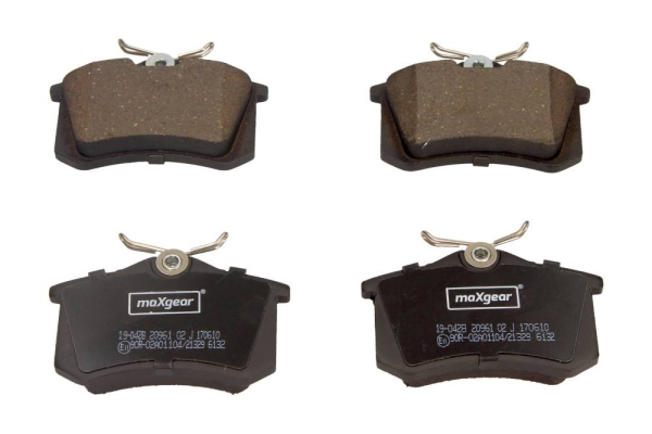 Brake Pad Set, disc brake - 19-0428 MAXGEAR
