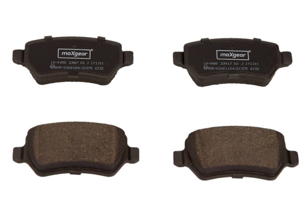Brake Pad Set, disc brake - 19-0450 MAXGEAR