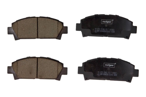 Brake Pad Set, disc brake - 19-1151 MAXGEAR