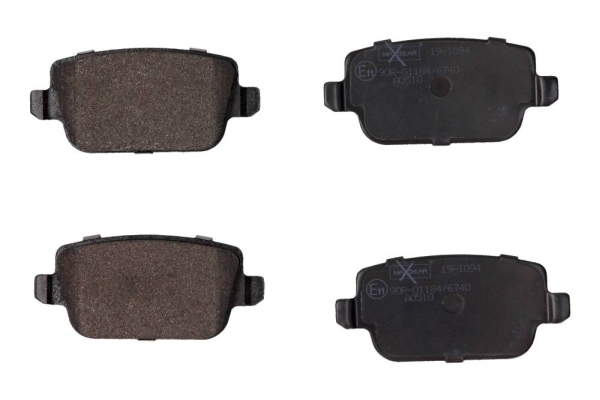 Комплект тормозных колодок, дисковый тормоз - 19-1094 MAXGEAR
