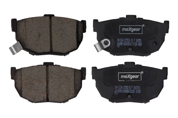 Kit pastiglie freno, Freno a disco - 19-1134 MAXGEAR