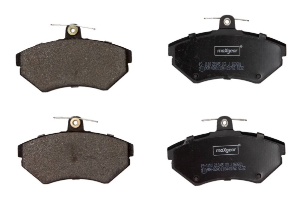 Комплект тормозных колодок, дисковый тормоз - 19-1110 MAXGEAR