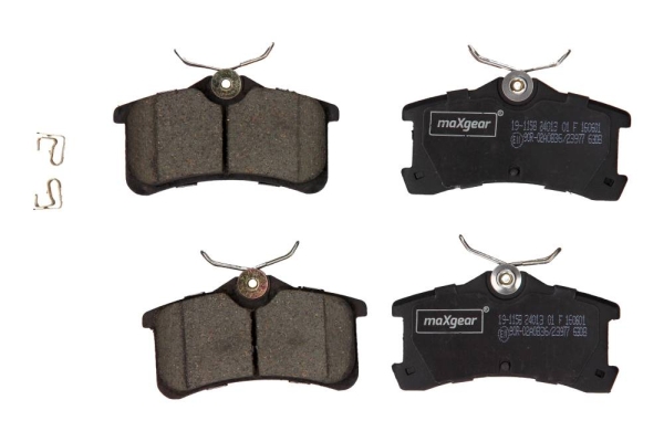 Brake Pad Set, disc brake - 19-1158 MAXGEAR