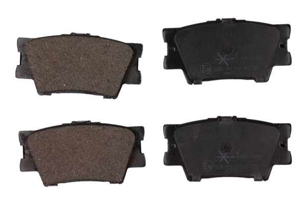 Brake Pad Set, disc brake - 19-1161 MAXGEAR