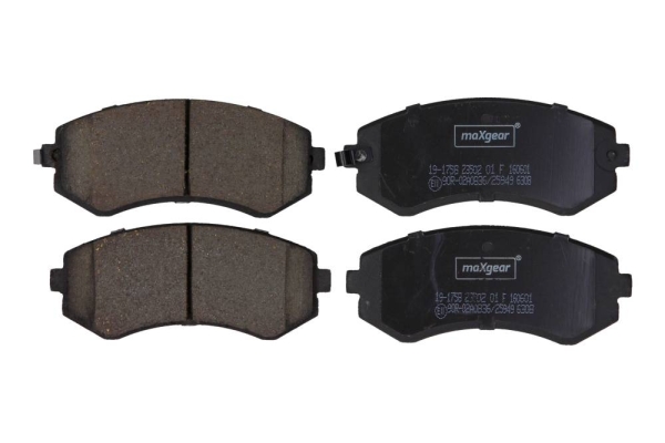 Brake Pad Set, disc brake - 19-1758 MAXGEAR