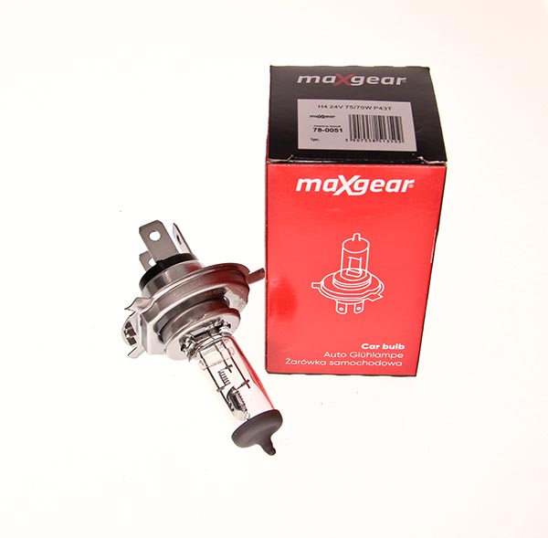 Bulb, headlight - 78-0051 MAXGEAR