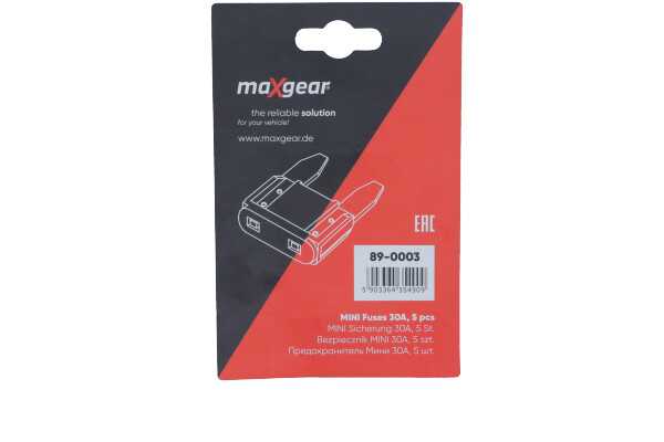 Комплект предохранителей - 89-0003 MAXGEAR