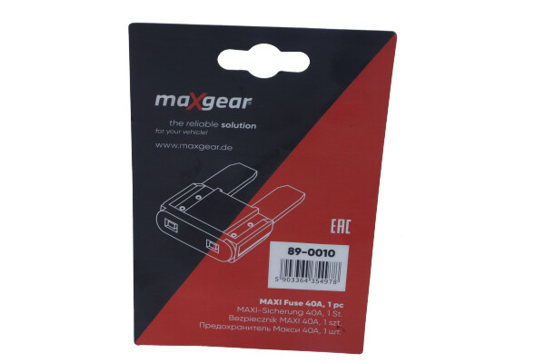 Предохранитель - 89-0010 MAXGEAR