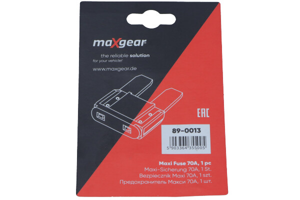 Fuse - 89-0013 MAXGEAR