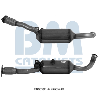 Filtro antiparticolato / particellare, Impianto gas scarico - BM11285H BM CATALYSTS