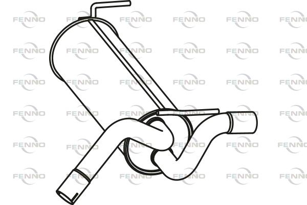 Silenziatore centrale - P43117 FENNO
