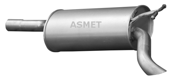 Silenziatore posteriore - 01.030 ASMET