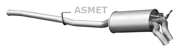 Глушитель выхлопных газов конечный - 01.048 ASMET