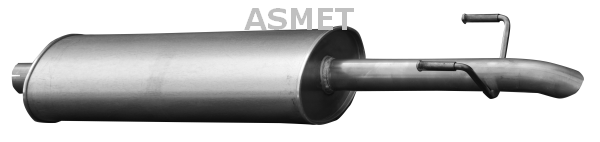 Silenziatore posteriore - 02.043 ASMET