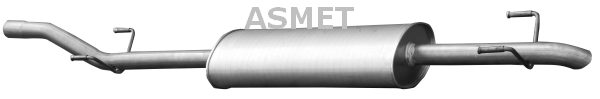 Silenziatore posteriore - 02.045 ASMET